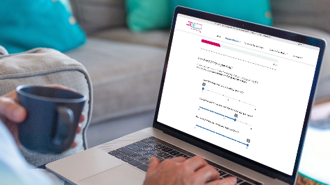 Patient using Impact Analyzer tool